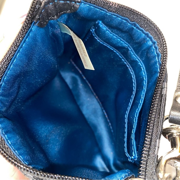 Coach Wristlet / Clutch Black Monogram - Picture 6 of 8